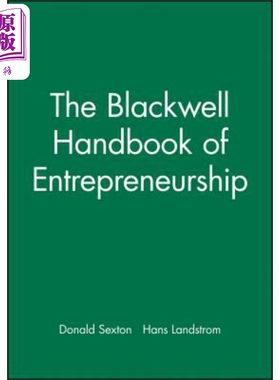 布莱克威尔创业手册 Blackwell Handbook Of Entrepreneurship Donald Sexton 英文原版 中商原版