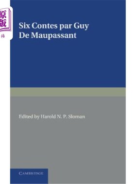 海外直订Six Contes Par Guy de Maupassant 居伊·德·莫泊桑的六个故事