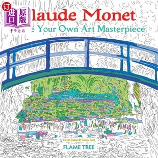海外直订Claude Monet (Art Colouring Book) 克劳德·莫奈(艺术涂色书)
