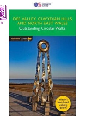海外直订DEE VALLEY, CLWYDIAN HILLS AND NORTH EAST WALES 迪伊山谷，克鲁迪安山和威尔士东北部