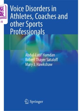 海外直订医药图书Voice Disorders in Athletes, Coaches and Other Sports Professionals 运动员、教练和其他体育专业人员