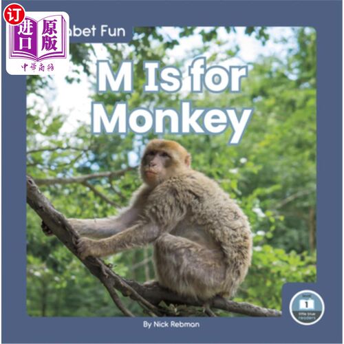 海外直订M Is for Monkey M是猴子