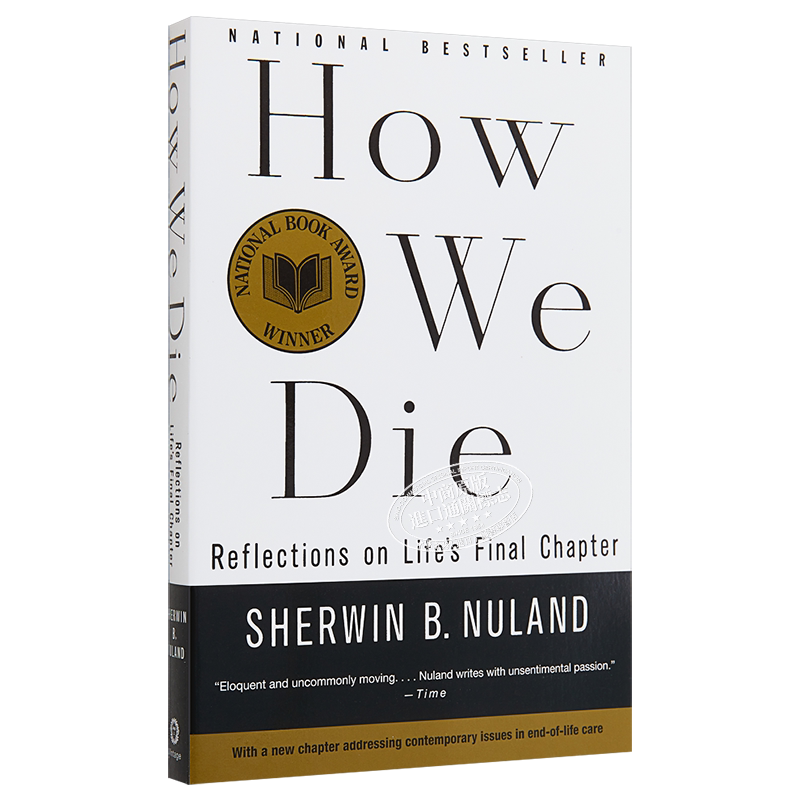 [中商原版]舍温努兰：死亡的脸 英文原版 经典畅销书籍 How We Die Sherwin Nuland Vintage叙事医学二十年经典 美国国家图书