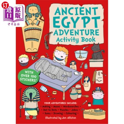 海外直订Ancient Egypt Adventure Activity Book 古埃及探险活动手册