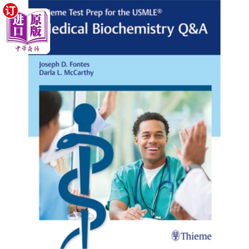 海外直订Thieme Test Prep for the Usmle(r) Medical Biochemistry Q&A USMLE（R）医学生物化学问答的THIEME测试准备