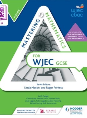 海外直订Mastering Mathematics for WJEC GCSE: Higher 为WJEC GCSE掌握数学：高等