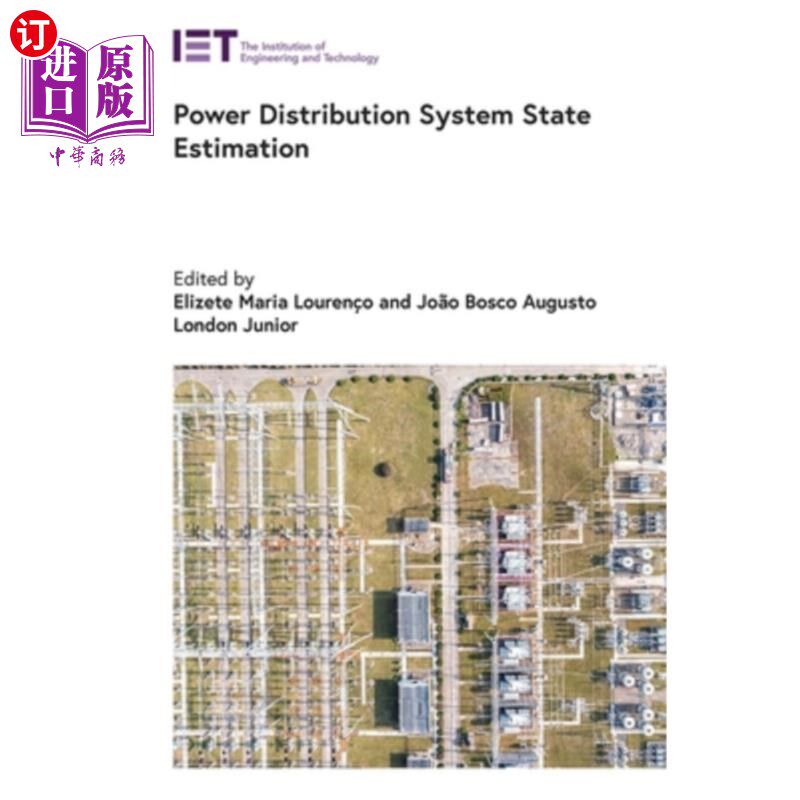 海外直订Power Distribution System State Estimation 配电系统状态估计