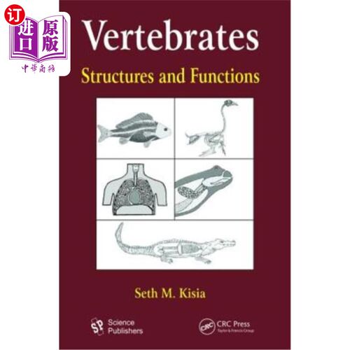 海外直订Vertebrates: Structures and Functions 脊椎动物:结构和功能