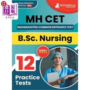 海外直订Mh CET: B.Sc. Nursing Exam Prep Book 2023 Maharashtra - Common Entrance Test 12  马哈拉施特拉邦-普通入学考