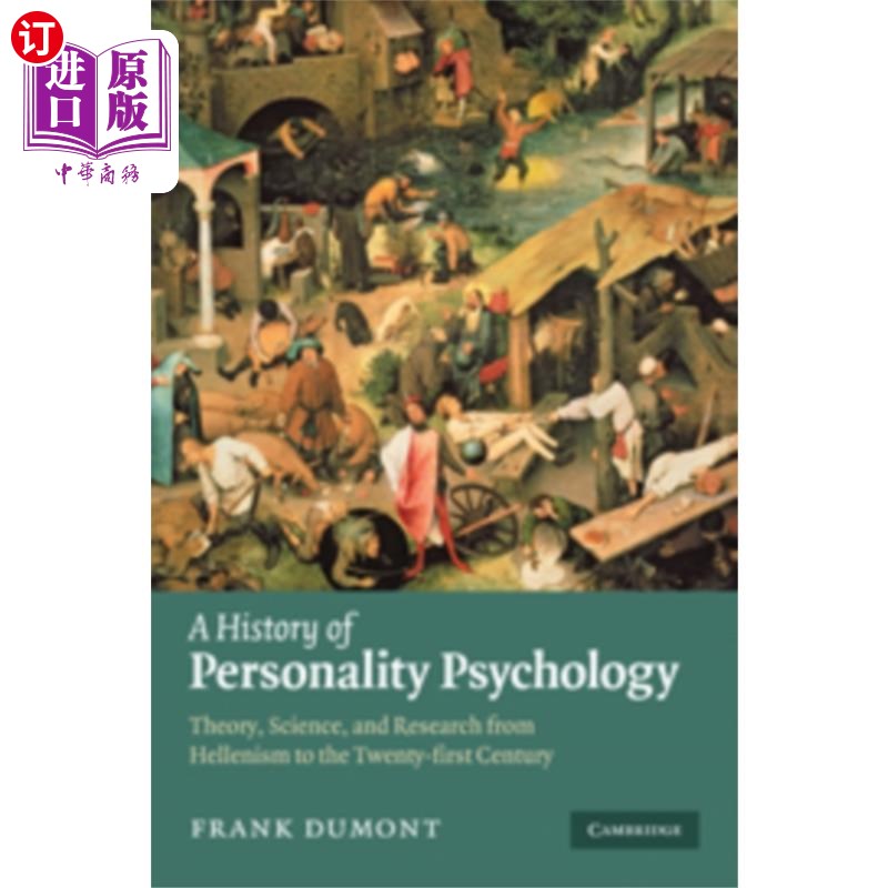 海外直订History of Personality Psychology 人格心理学史