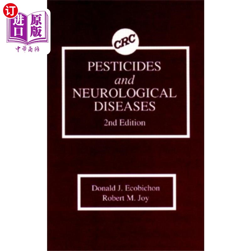 海外直订医药图书Pesticides and Neurological Diseases 杀虫剂与神经系统疾病