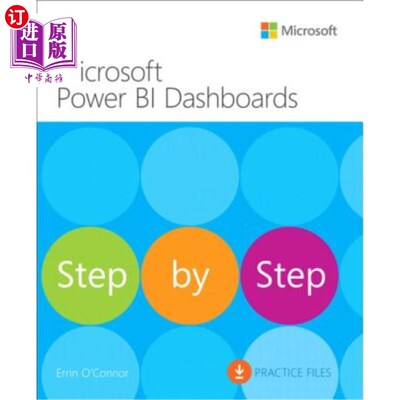 海外直订Microsoft Power Bi Dashboards Step by Step Microsoft Power Bi仪表板逐步升级