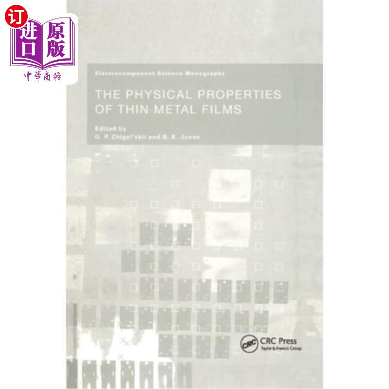 海外直订The Physical Properties of Thin Metal Films 金属薄膜的物理性质