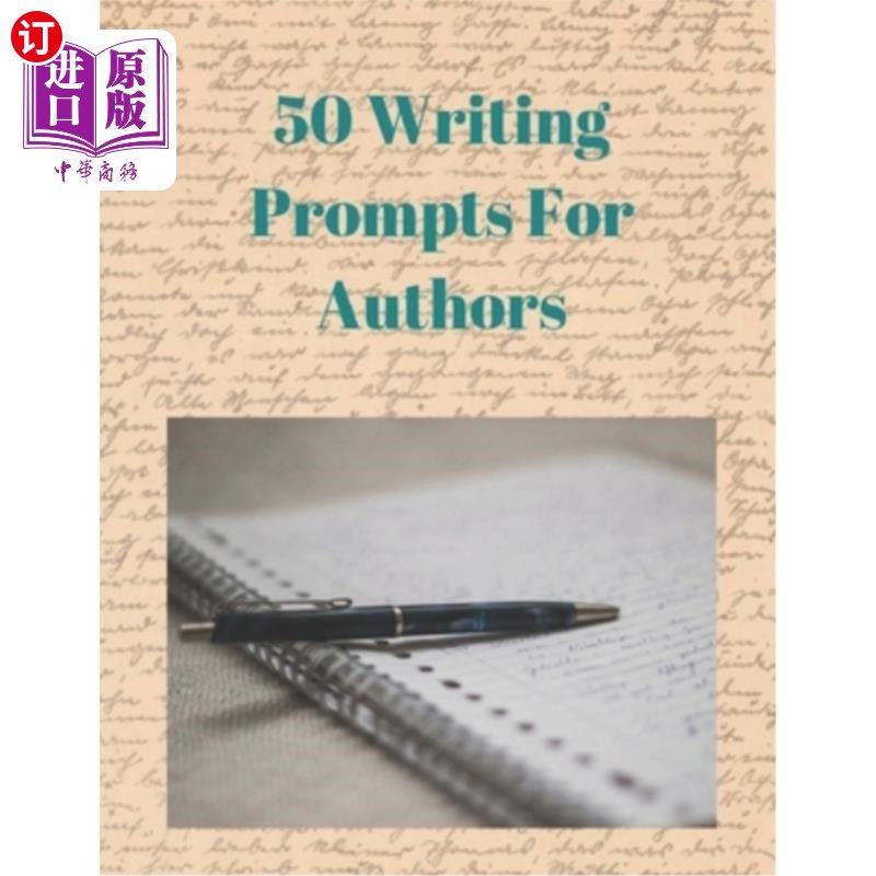 海外直订50 Writing Prompts For Authors 给作者的50条写作提示