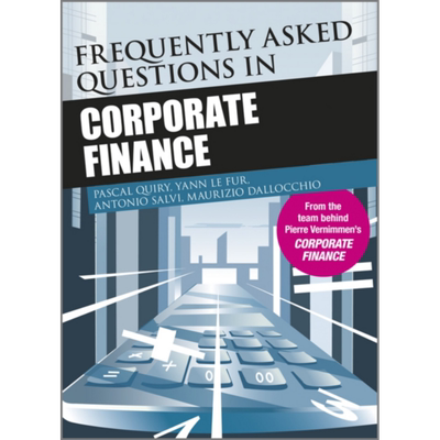 预售 企业融资常见问题 Frequently Asked Questions In Corporate Finance 英文原版 会计 Pascal Quiry 经济【中商原版】