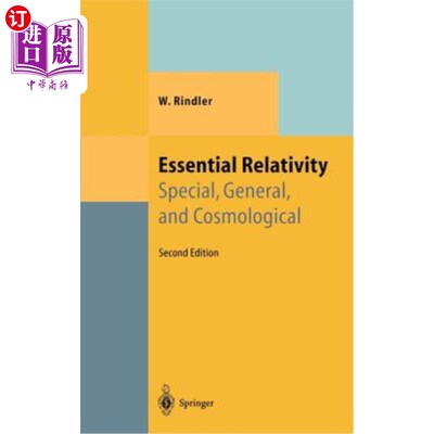 海外直订Essential Relativity: Special, General, and Cosmological 本质相对论：狭义、广义和宇宙学