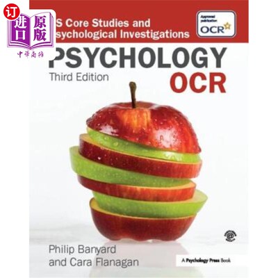 海外直订OCR Psychology: As Core Studies and Psychological Investigations OCR心理学:作为核心研究和心理调查