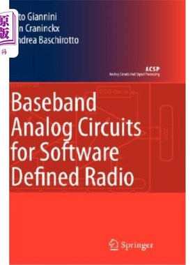 海外直订Baseband Analog Circuits for Software Defined Radio 软件无线电基带模拟电路