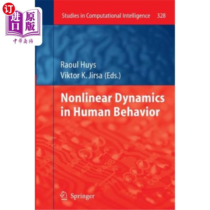 海外直订Nonlinear Dynamics in Human Behavior 人类行为中的非线性动力学