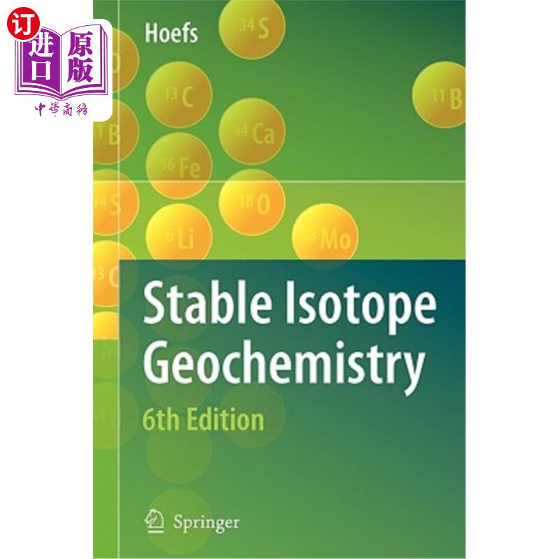 海外直订Stable Isotope Geochemistry 稳定同位素地球化学