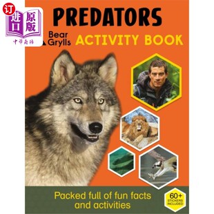 Grylls 贝尔·格里尔斯贴纸活动 Sticker Predators 捕食者 Activity 海外直订Bear