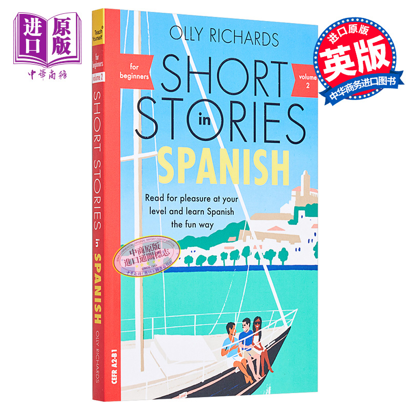 适合初学者的西班牙语短篇小说第2卷英文原版 Short Stories in Spanish for Beginners Olly Richards【中商原版】