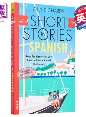 预售 适合初学者的西班牙语短篇小说 第2卷 英文原版 Short Stories in Spanish for Beginners Olly Richards 【中商原版】
