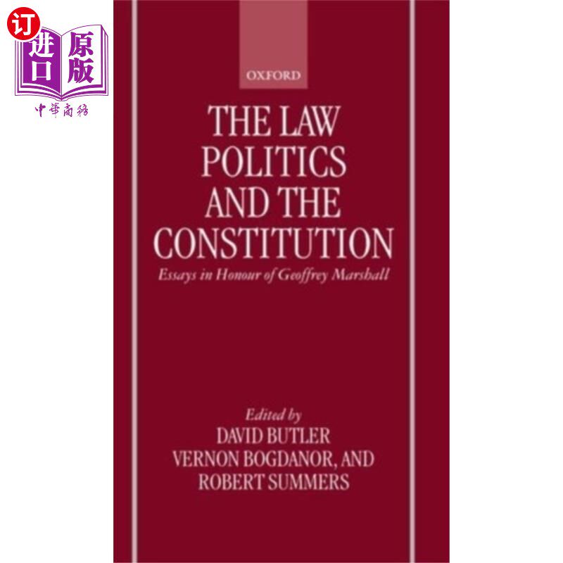 海外直订Law, Politics, and the Constitution 法律、政治和宪法