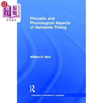 海外直订Phonetic and Phonological Aspects of Geminate Ti... 成对计时的语音和音位方面