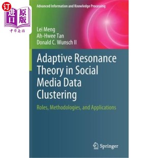 社交媒体数据聚类中 Data Media Social Theory Clustering 海外直订Adaptive 自适应 Resonance Methodologies Roles