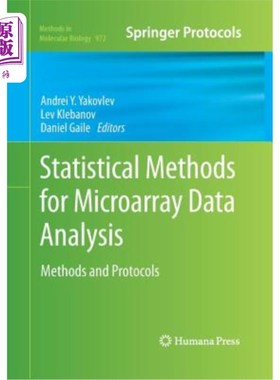 海外直订医药图书Statistical Methods for Microarray Data Analysis: Methods and Protocols 微阵列数据分析的统计方法:方