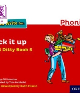 海外直订Read Write Inc. Phonics: Red Ditty Book 5 Pick I... Read Write公司自然拼读:红色小调书5捡起来