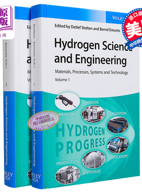 现货 氢能科学与工程学 材料 流程 系统与技术 Hydrogen Science And Engineering 英文原版 Detlef Stolten【中商原版】