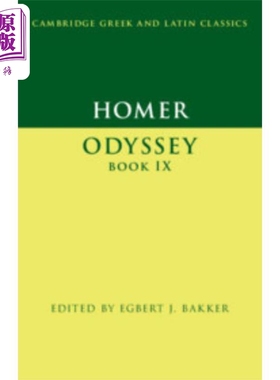 剑桥希腊文和拉丁文经典系列 荷马 奥德赛 IX Homer Odyssey Book IX 英文原版 Egbert J Bakker【中商原版】
