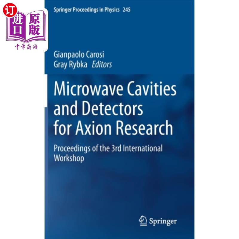 海外直订Microwave Cavities and Detectors for Axion Resea... 用于轴子研究的微波腔和探测器