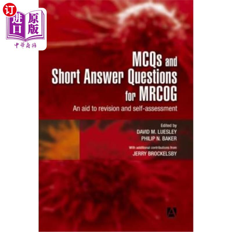 海外直订医药图书McQs & Short Answer Questions for Mrcog: An Aid to Revision and Self-Assessment MCQs&MR