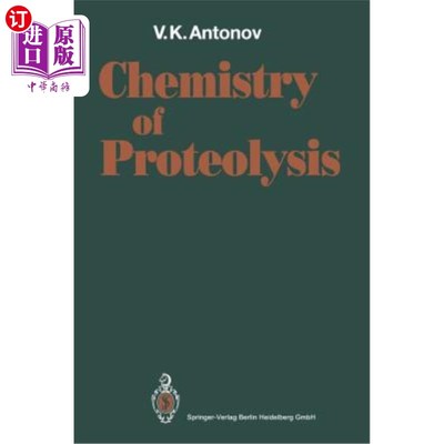 海外直订Chemistry of Proteolysis 蛋白质水解化学