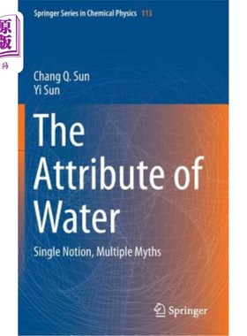 海外直订The Attribute of Water: Single Notion, Multiple Myths 水的属性：单一概念，多重神话
