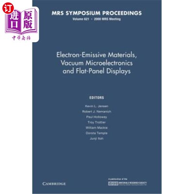 海外直订Electron-Emissive Materials, Vacuum Microelectronics and Flat-Panel Displays: Vo 电子发射材料，真空微电子和平板