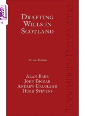 海外直订Drafting Wills in Scotland 在苏格兰起草遗嘱