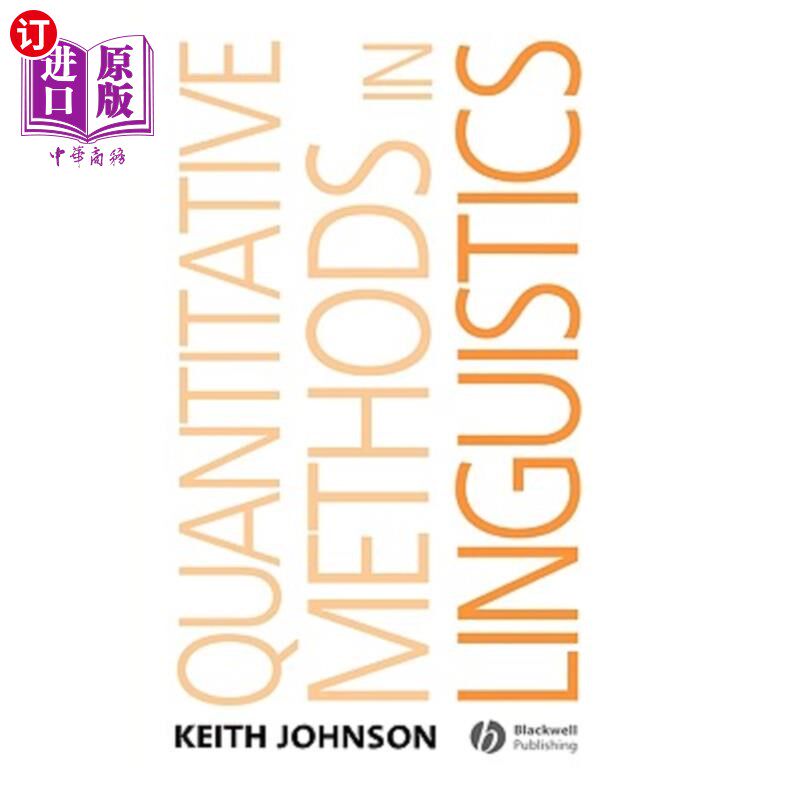 海外直订Quantitative Methods in Linguistics 语言学中的数量方法