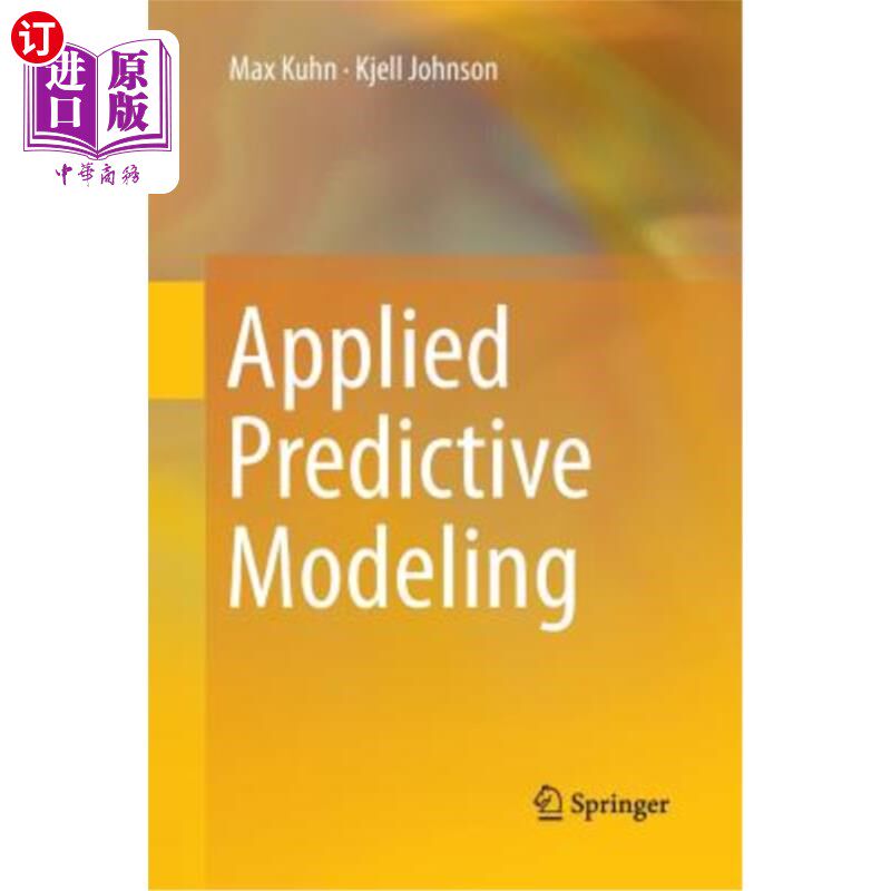 海外直订Applied Predictive Modeling 应用预测建模