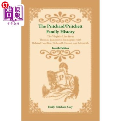 海外直订The Pritchard/Pritchett Family History: The Virginia Line from Thomas, Jamestown