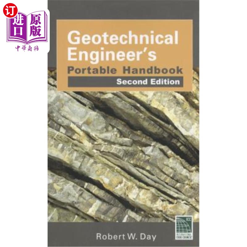 海外直订Geotechnical Engineers Portable Handbook, Second Edition 岩土工程师便携式手册,第二版