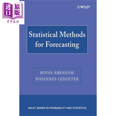 现货 预测统计方法 Statistical Methods For Forecasting 英文原版 Bovas Abraham Johannes Ledolter 【中商原版】 Wiley