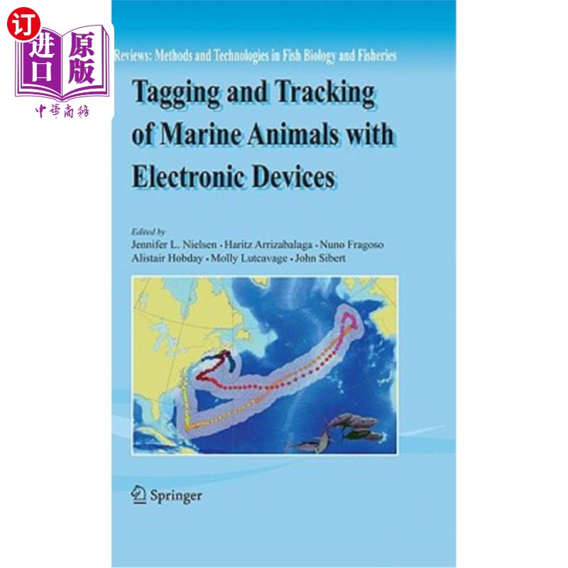 海外直订Tagging and Tracking of Marine Animals with Electronic Devices 用电子装置标记及追踪海洋动物