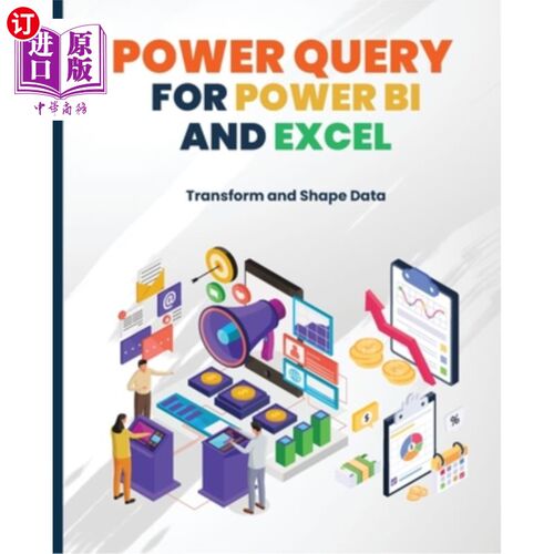 海外直订Power Query for Power BI and Excel: Transform and Shape Data 电源查询电源BI和Excel：转换和形状数据