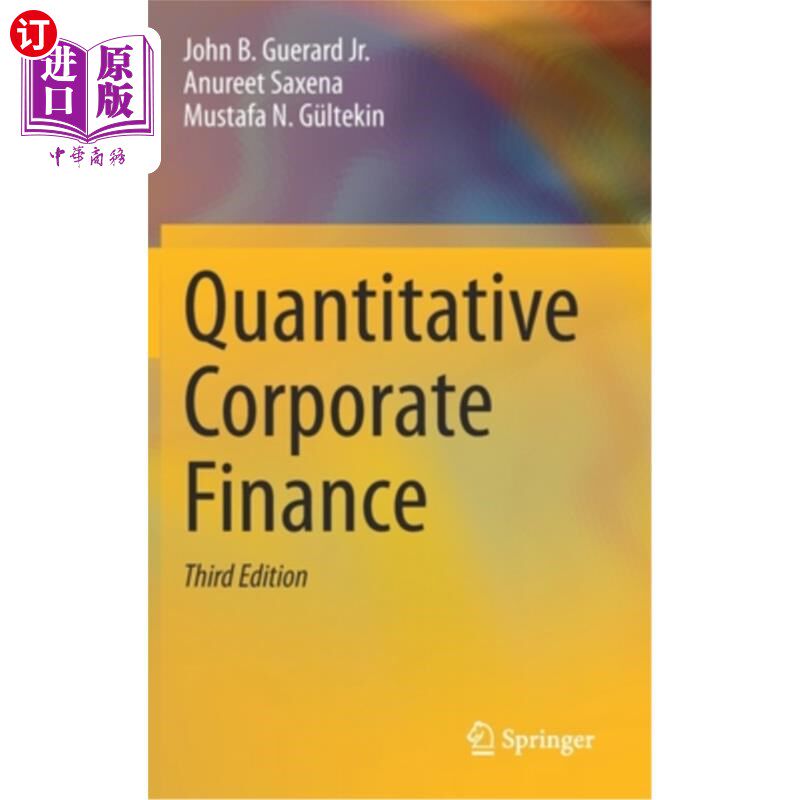 海外直订Quantitative Corporate Finance 量化企业融资