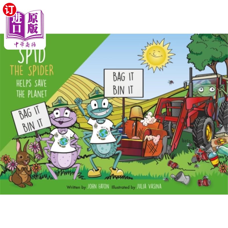 海外直订Spid the Spider Helps Save the Planet 蜘蛛帮助拯救地球