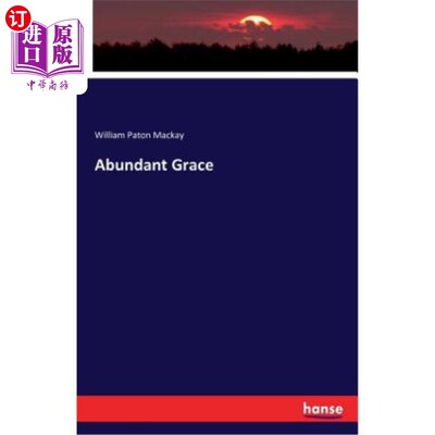 海外直订Abundant Grace 丰饶的恩典